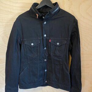 LEVI'S COMMUTER TRUCKER ALL WEATHER JACKET - BLACK Sz. MEDIUM